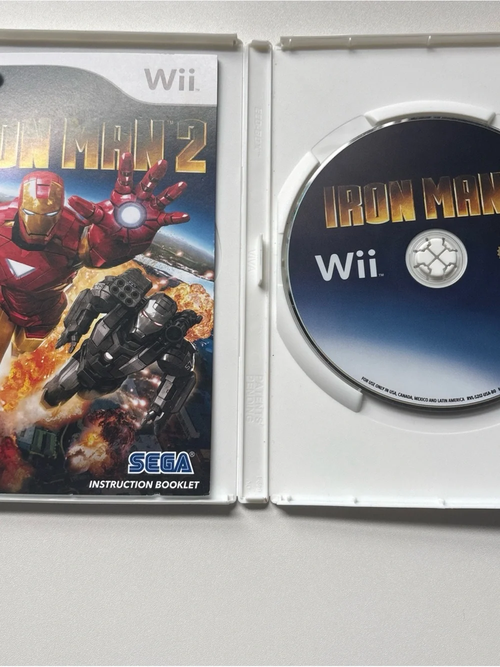 Wii Iron Man 2 Video Game by SEGA - Red‎